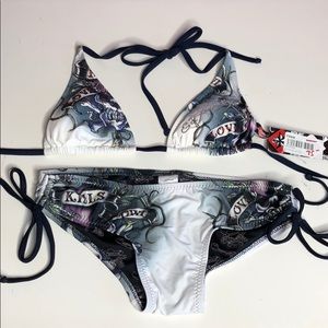 NEW WITH TAGS Ed Hardy bikini